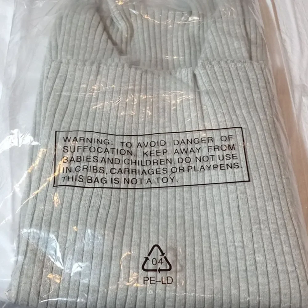 Chadwick's large women's square neck sweater Gray NWT (Rox177)